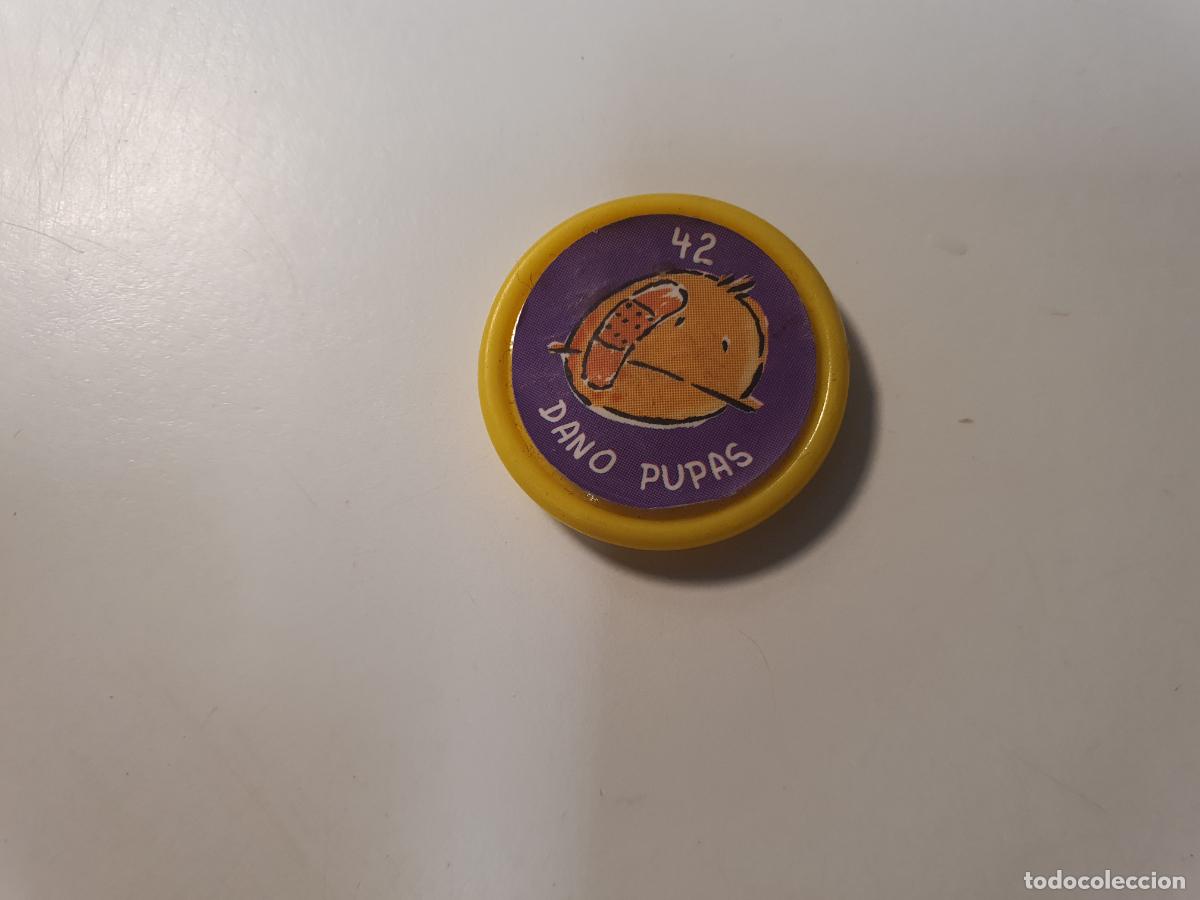 Juguetes antiguos y Juegos de colecci&oacute;n: BOTON FICHA DANO DANOS DANONE A&Ntilde;OS 90