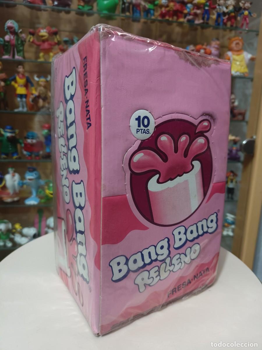 Juguetes antiguos y Juegos de colecci&oacute;n: Ocasion coleccionistas ! Antigua caja Precintada original vintage a&ntilde;os 90 chicle Bang Bang relleno