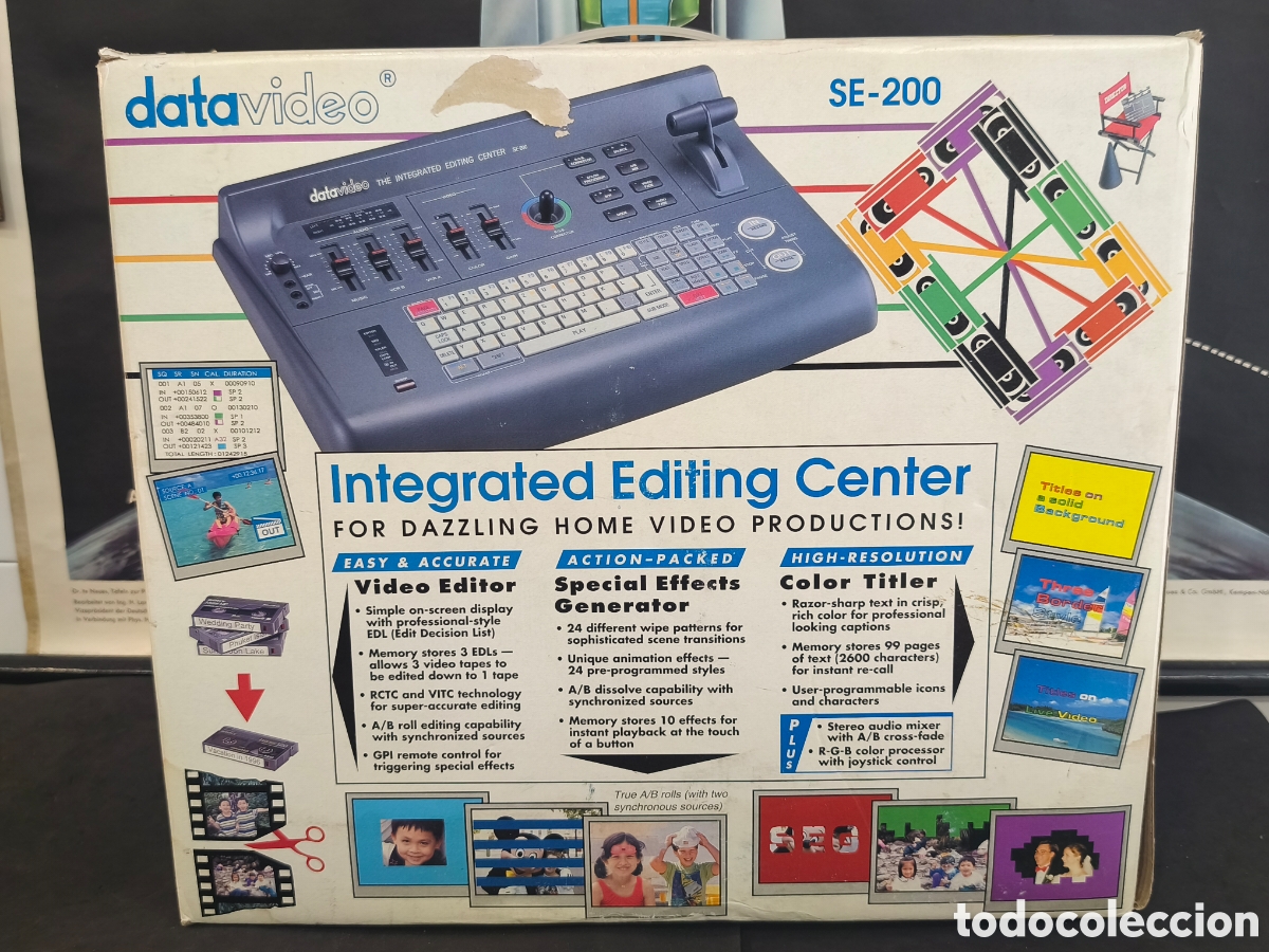 Juguetes antiguos y Juegos de colecci&oacute;n: Mezclador de video Datavideo SE-200 en buen estado