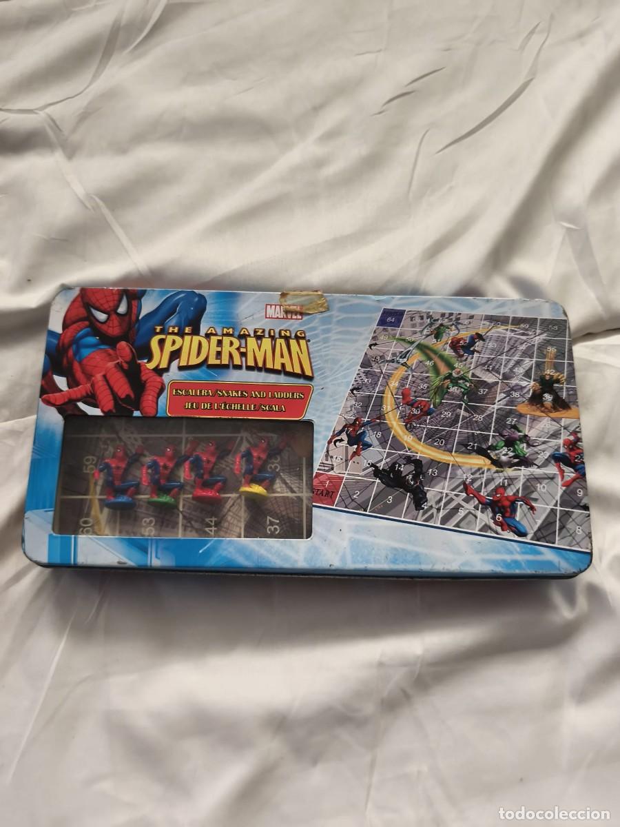 Juguetes antiguos y Juegos de colecci&oacute;n: Edici&oacute;n coleccionista. Caja de lata, Juego de mesa Serpientes y Escaleras. The Amazing Spider-Man