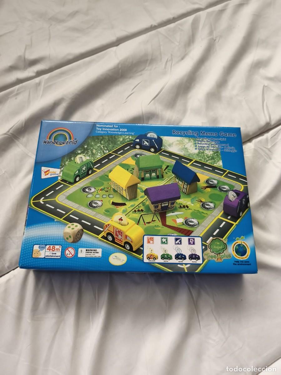 Juguetes antiguos y Juegos de colecci&oacute;n: Juego de Memoria de Reciclaje de Wonderworld.