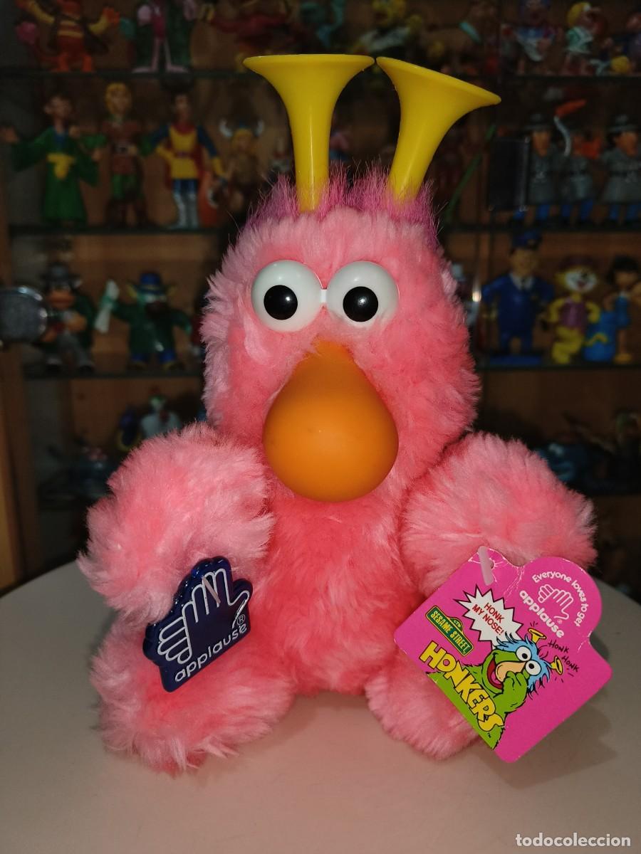 Altes Spielzeug und Spiele: Ocasion coleccionistas ! Antiguo mu&ntilde;eco peluche Vintage 1994 Bocinas Honkers Barrio Sesamo Applause