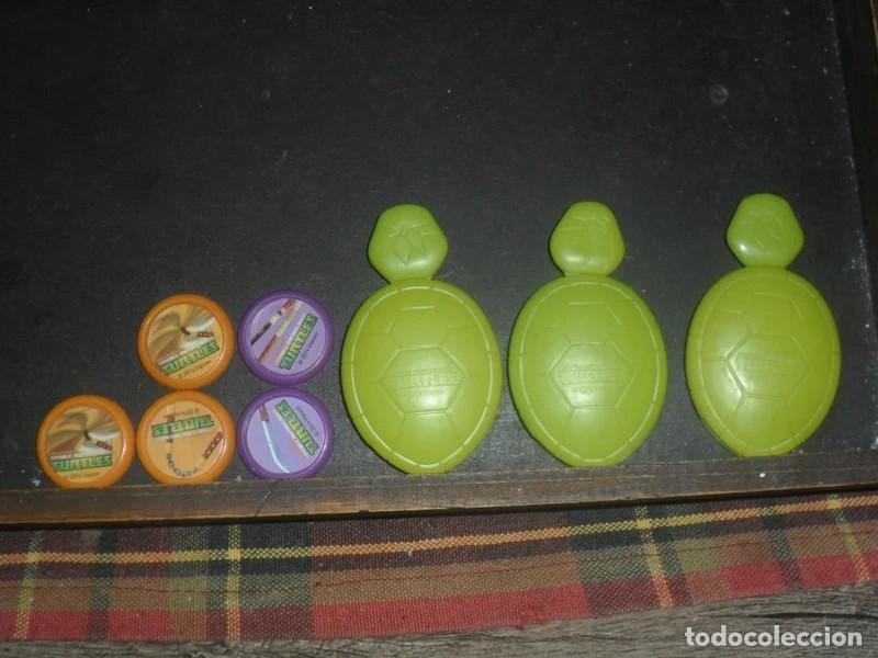 Juguetes antiguos y juegos de colecci&oacute;n: 594- Lanzadores de disco Tortugas Ninja - Phoskitos 2014