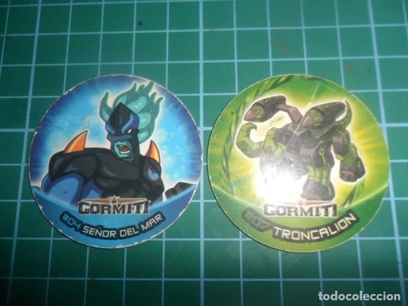 Juguetes antiguos y Juegos de colecci&oacute;n: 594- Lote Megatazo Gormiti - Promo Matutano/Cheetos 2011