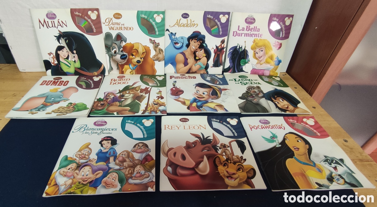 Juguetes antiguos y Juegos de colecci&oacute;n: Colecci&oacute;n 11 audio cuentos Disney
