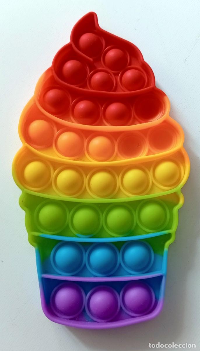 Juguetes antiguos y Juegos de colecci&oacute;n: JUGUETE POP IT POP BUBBLE HELADO COLORES