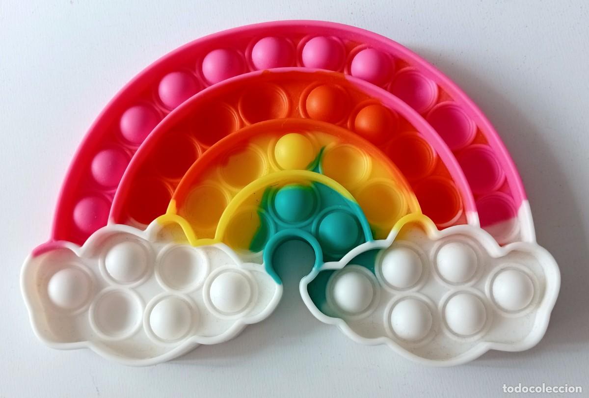 Juguetes antiguos y Juegos de colecci&oacute;n: JUGUETE POP IT POP BUBBLE NUBE COLORES