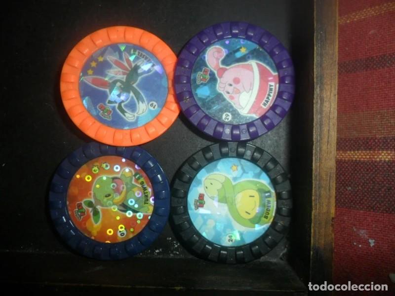 Juguetes antiguos y Juegos de colecci&oacute;n: 613- Lote tazos Pokemon Roks 2008