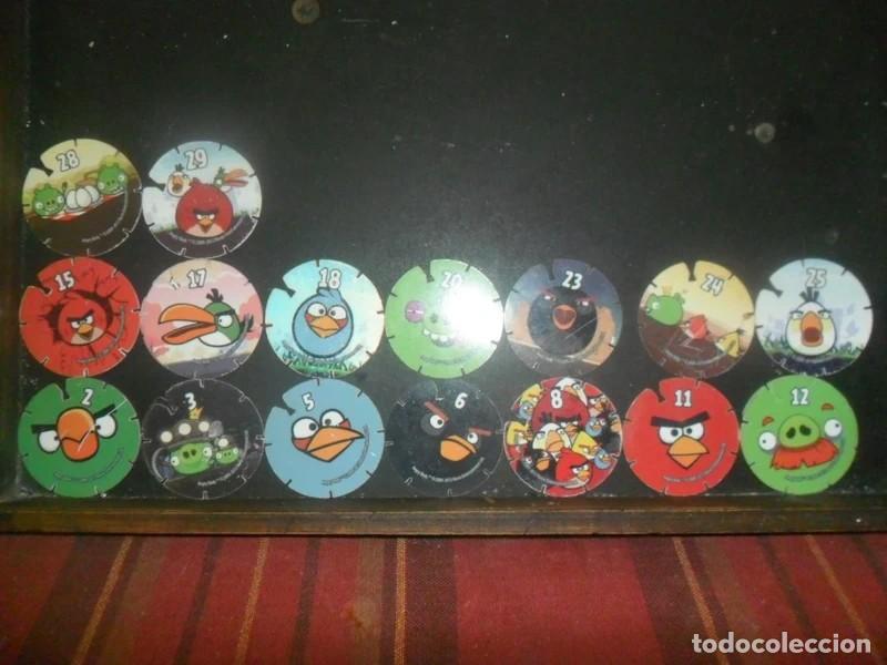 Juguetes antiguos y Juegos de colecci&oacute;n: 618- Tazos Angry Birds 2009-2013 - ver descripci&oacute;n -