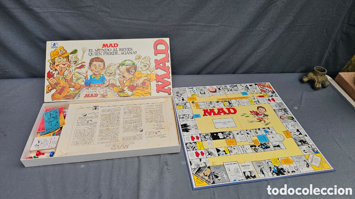 Giocattoli antichi e Giochi di collezione: Juego 1982 MAD el mundo al rev&eacute;s, quien pierde GANA