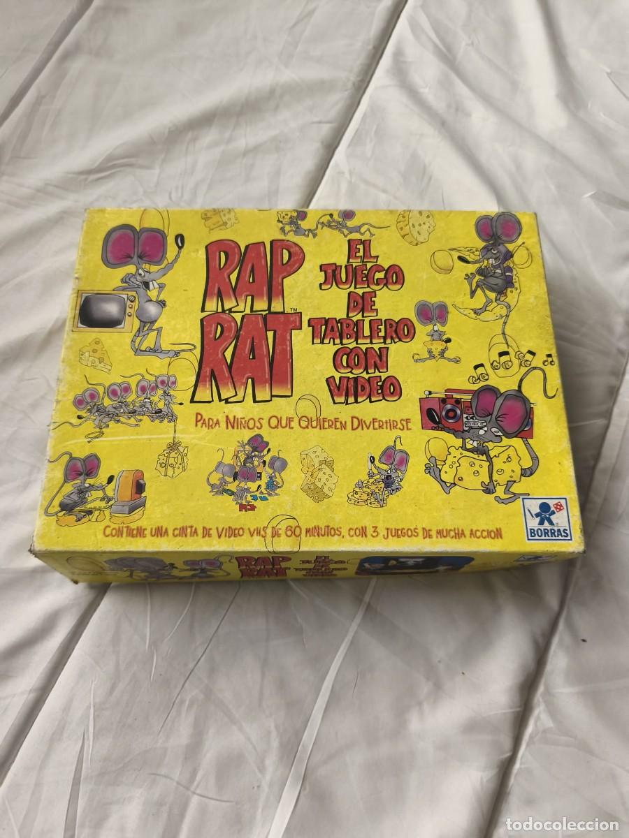 Juguetes antiguos y Juegos de colecci&oacute;n: juego de mesa Rap Rat: El juego de tablero con v&iacute;deo.Borr&aacute;s.
