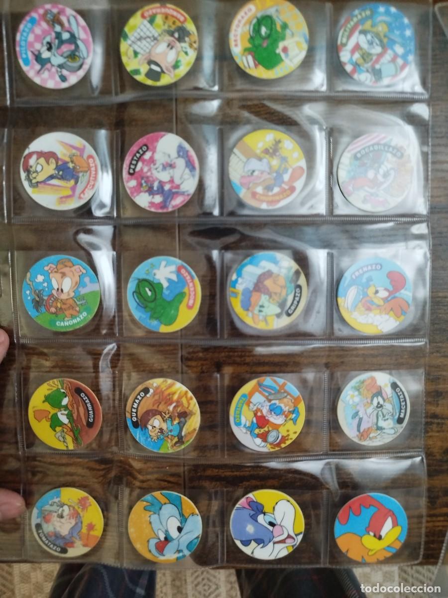 Juguetes antiguos y Juegos de colecci&oacute;n: Tazos Looney Tunes COMPLETA matutano 155/155