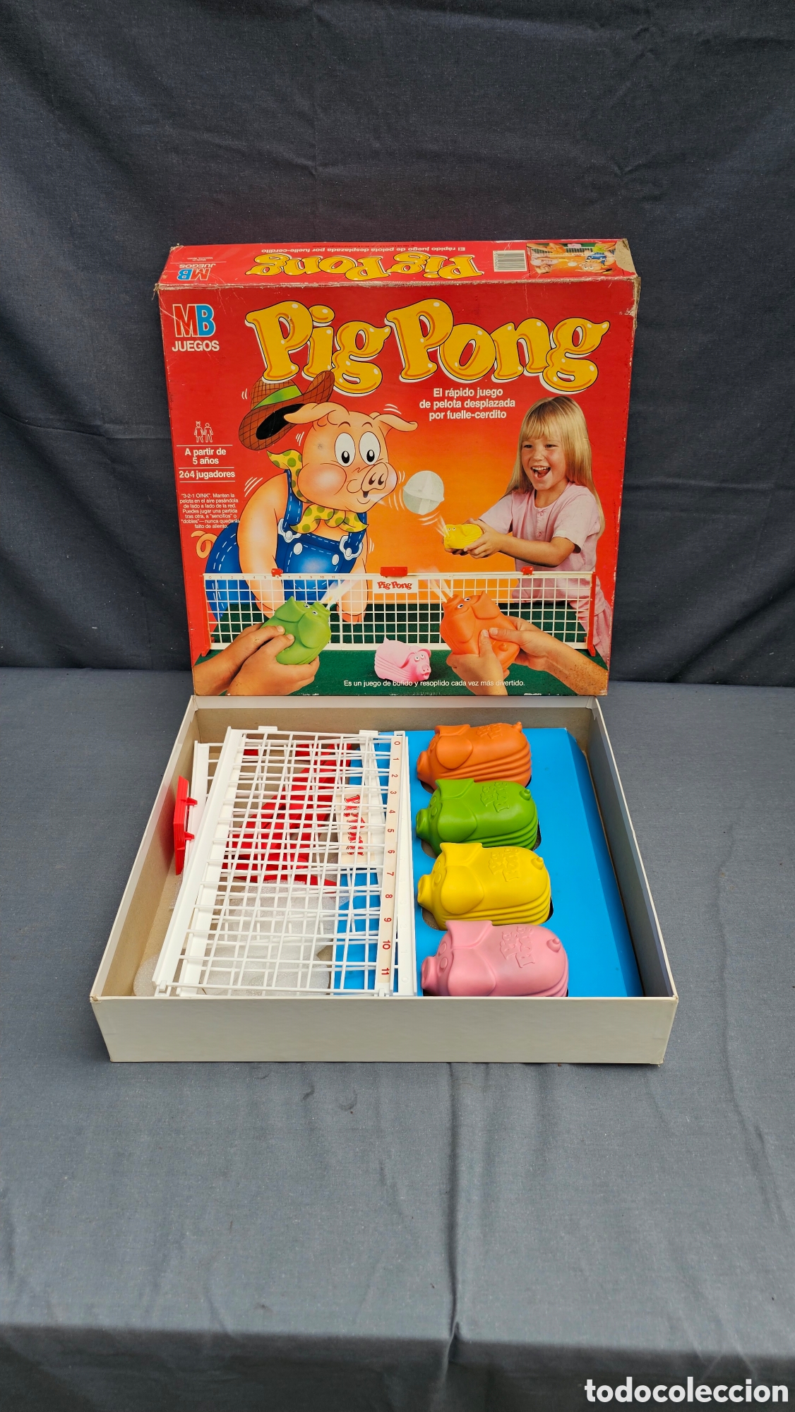 Giocattoli antichi e Giochi di collezione: Antiguo juego Pig Pong