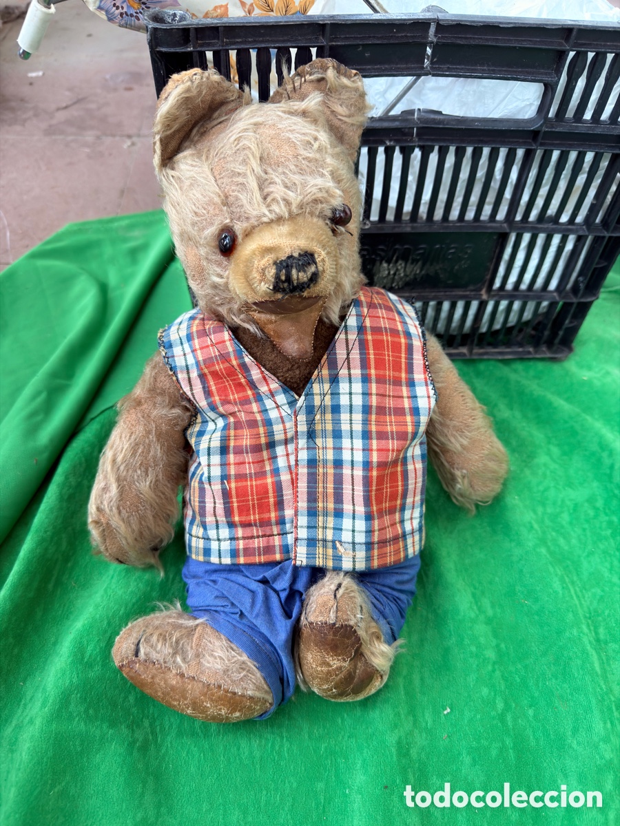 Juguetes antiguos y Juegos de colecci&oacute;n: Oso de peluche antiguo