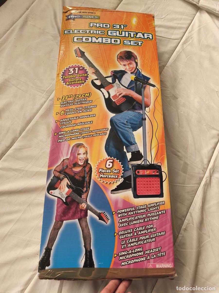 Juguetes antiguos y Juegos de colecci&oacute;n: Pro Tunes Pro 31&rdquo; Electric Guitar Combo Set.