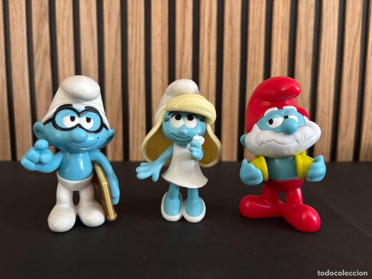 Juguetes antiguos y Juegos de colecci&oacute;n: Lote Los Pitufos promoci&oacute;n Burger King descatalogada