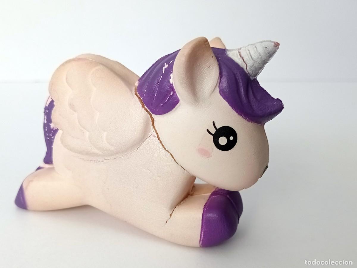 Juguetes antiguos y Juegos de colecci&oacute;n: JUGUETE FIGURA SQUEEZE O SQUISHY: UNICORNIO