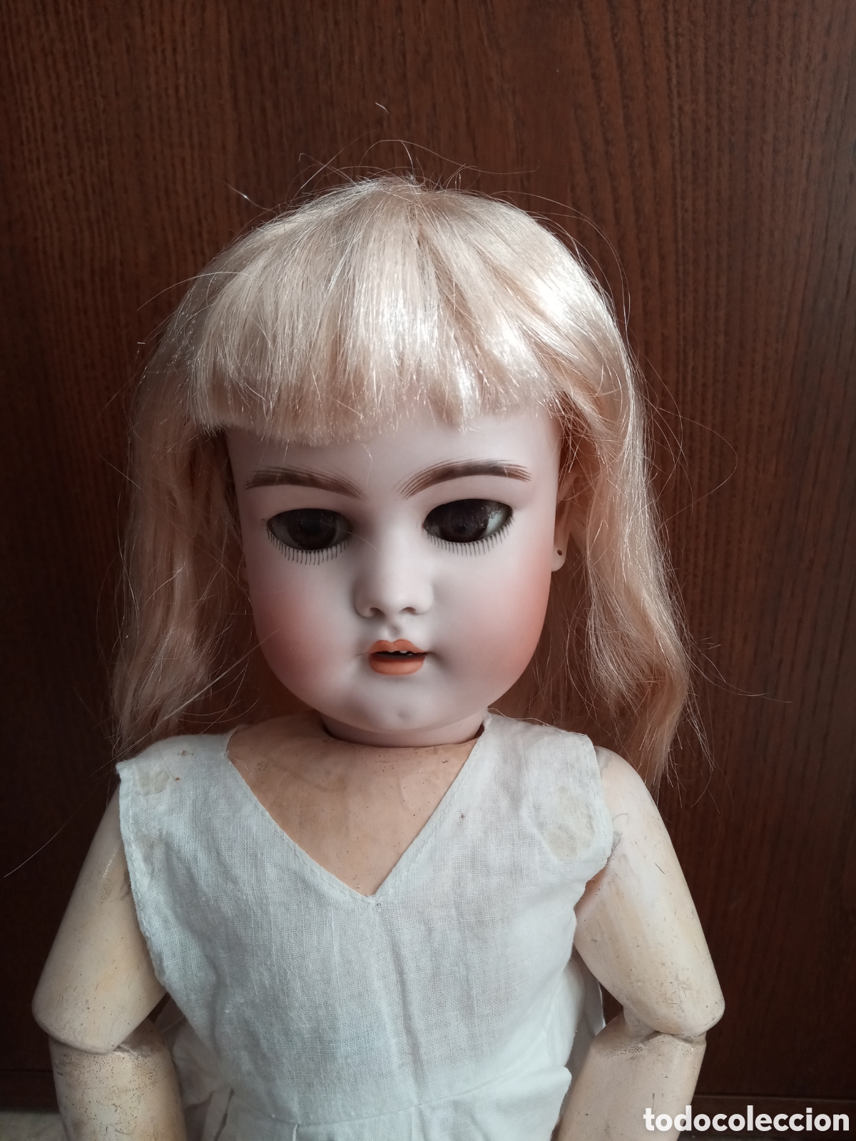 Juguetes antiguos y Juegos de colecci&oacute;n: Peluca mu&ntilde;eca antigua o moderna N&deg; 3