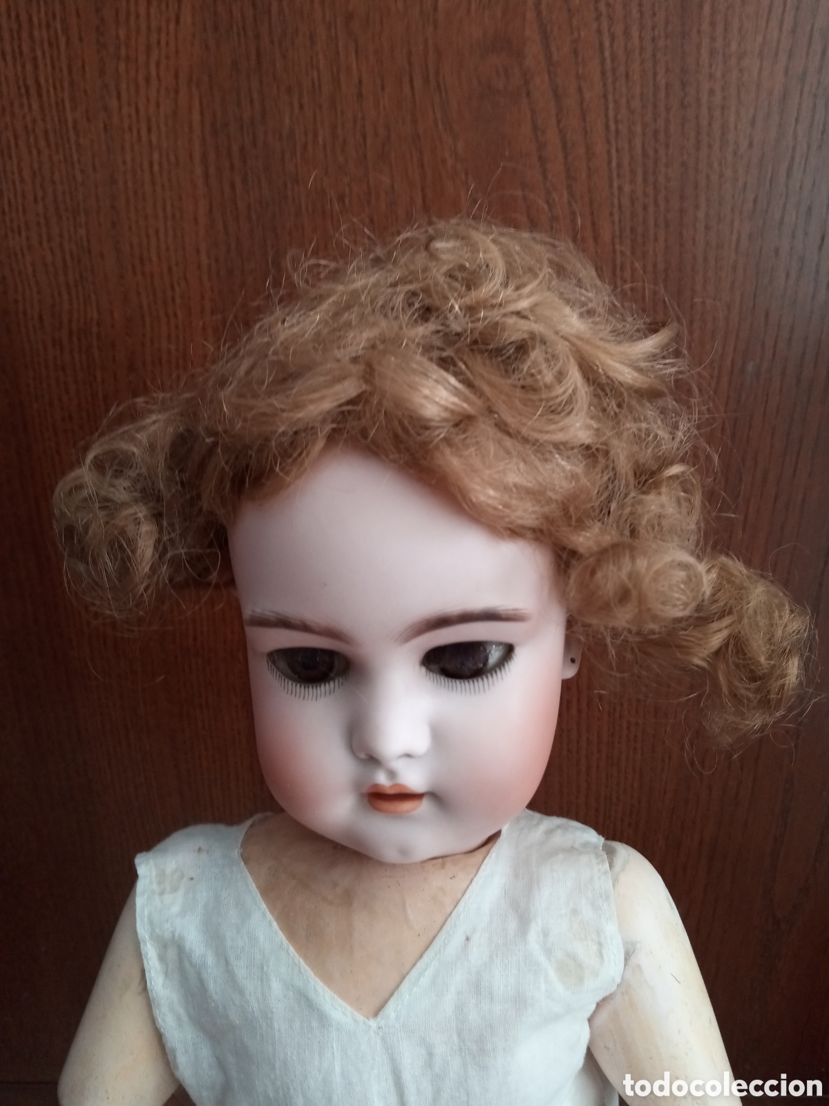 Juguetes antiguos y Juegos de colecci&oacute;n: Peluca mu&ntilde;eca antigua o moderna N&deg; 4