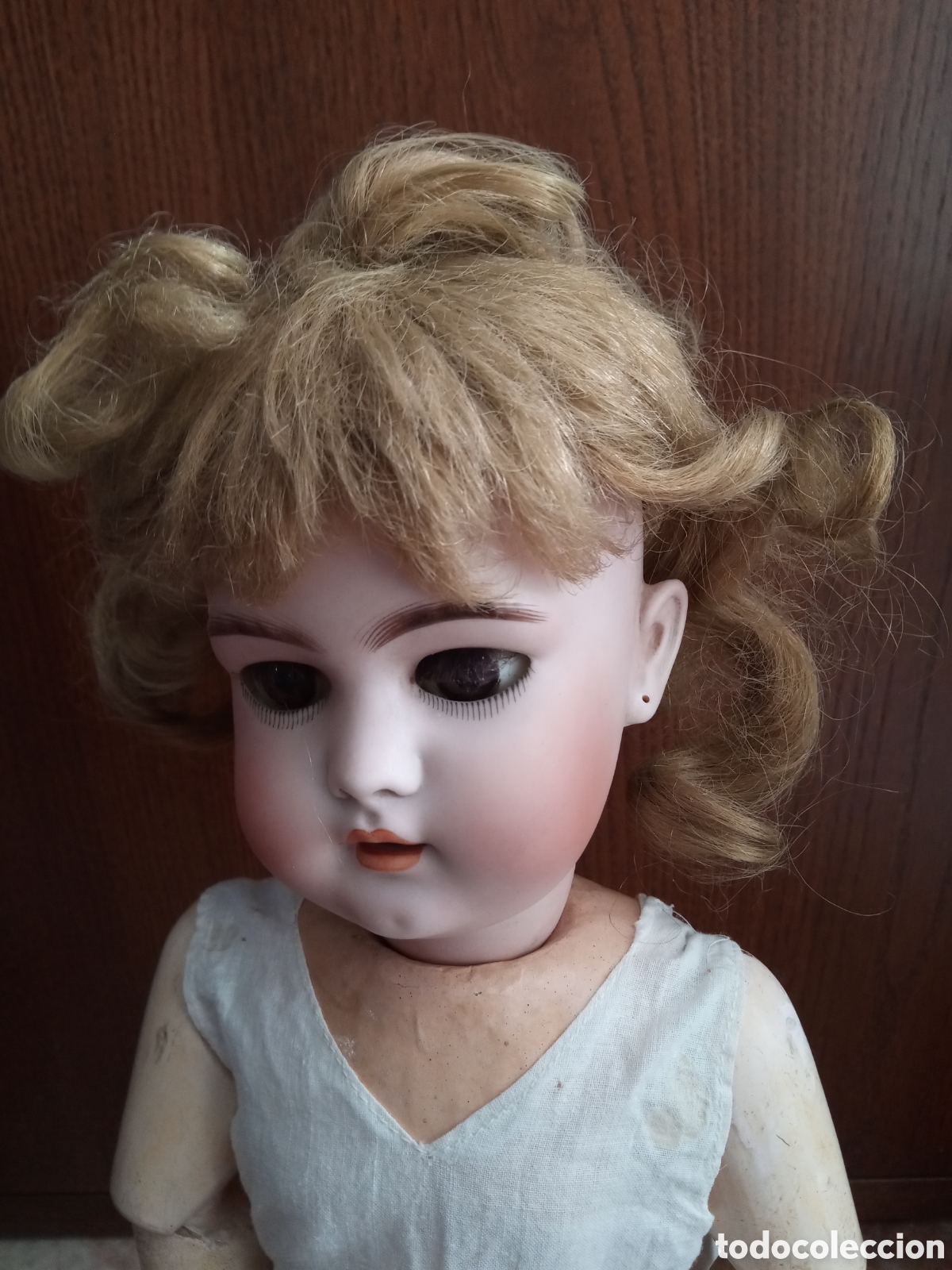 Juguetes antiguos y Juegos de colecci&oacute;n: Peluca mu&ntilde;eca antigua o moderna N&deg; 5