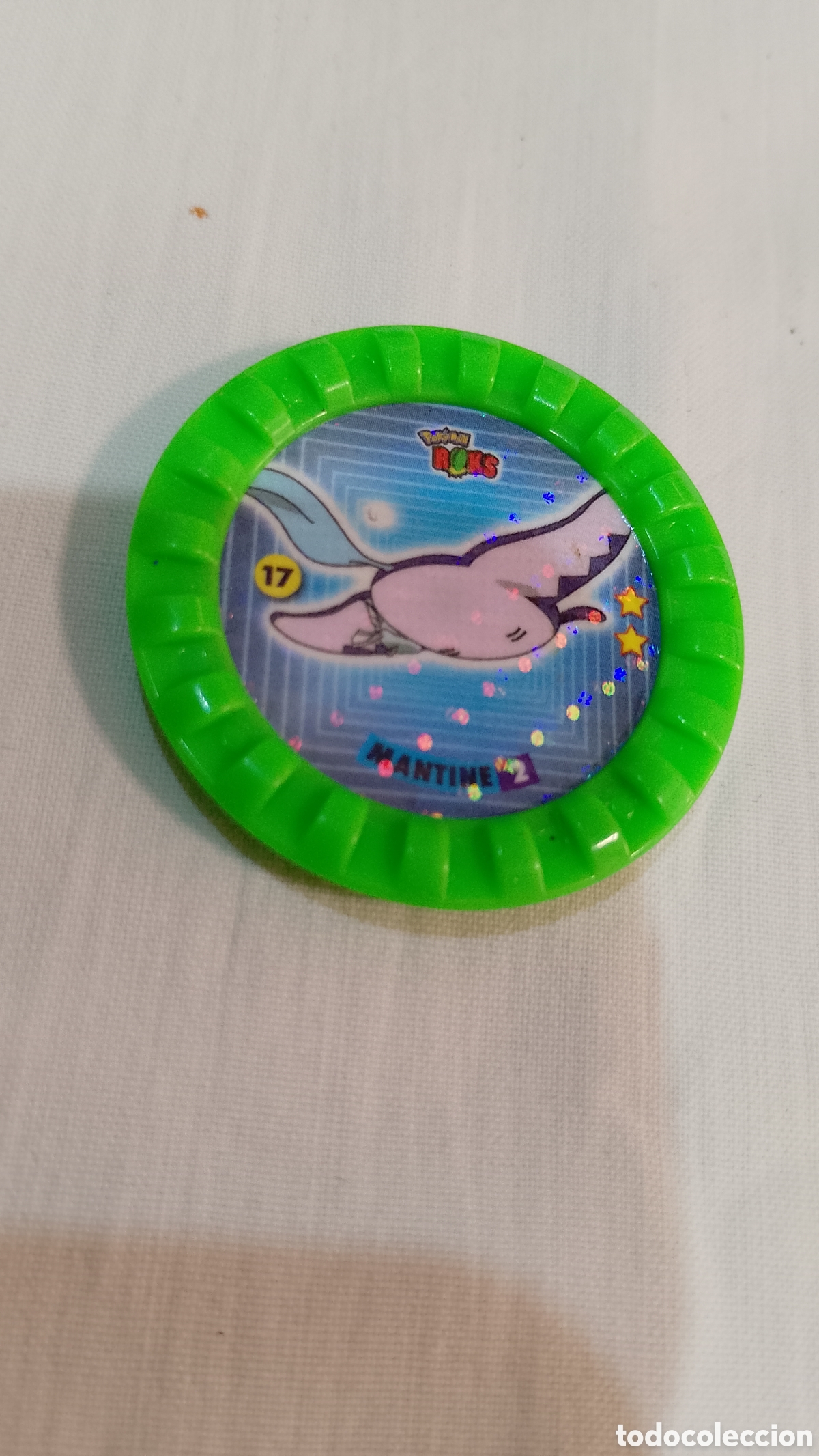 Giocattoli antichi e Giochi di collezione: Tazo Pok&eacute;mon a&ntilde;o 2007 -pokemon roks -chipicao N17 circulo amarillo