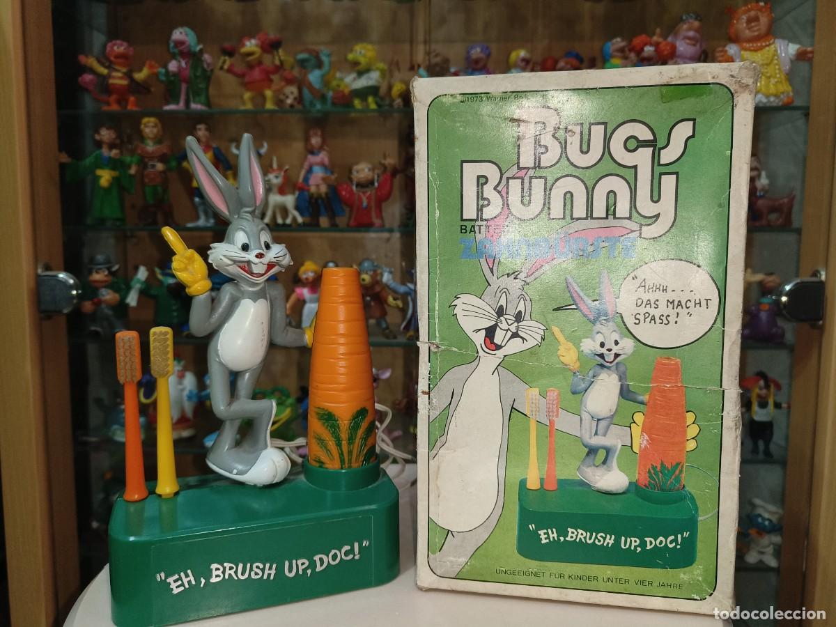 Juguetes antiguos y Juegos de colecci&oacute;n: Rareza unica coleccionistas ! Antiguo cepillo de dientes vintage a&ntilde;os 70 80 en caja Bugs Bunny