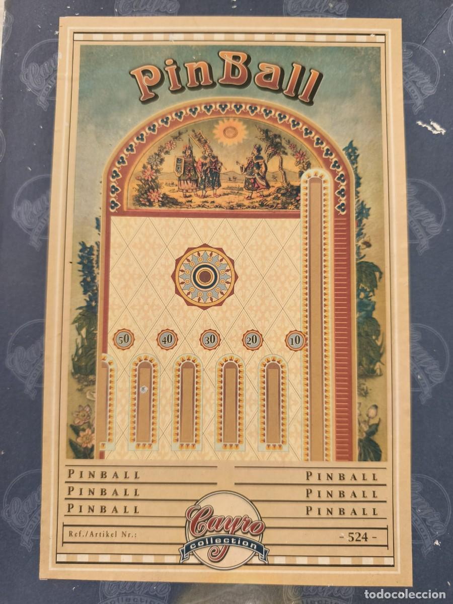 Juguetes antiguos y Juegos de colecci&oacute;n: Pinball de mesa cl&aacute;sico de madera de la l&iacute;nea ⁠Cayro Collection. juguetera Cayro. 2000