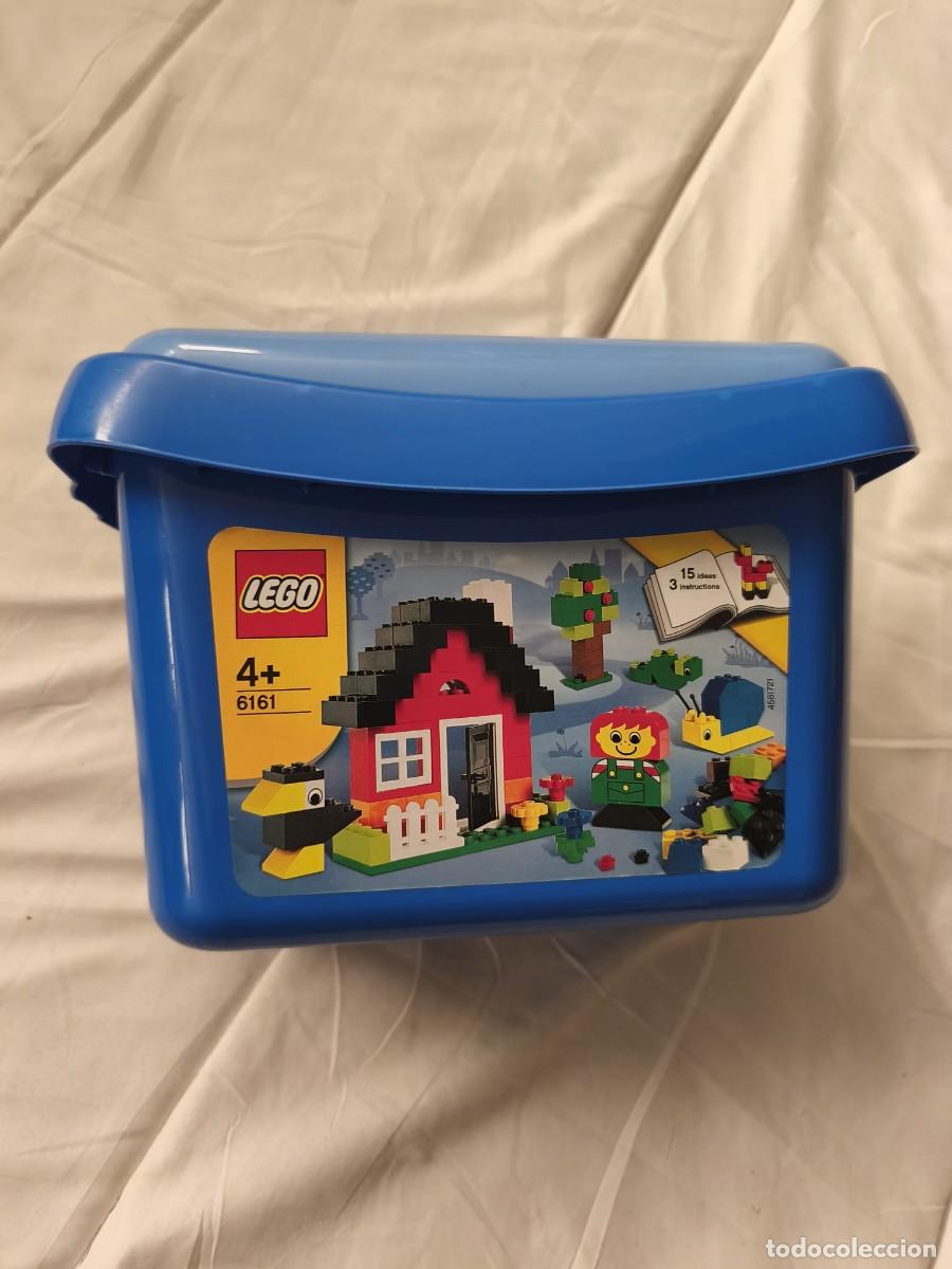 Juguetes antiguos y Juegos de colecci&oacute;n: Caja de almacenamiento azul que contiene el set LEGO Brick Box 6161