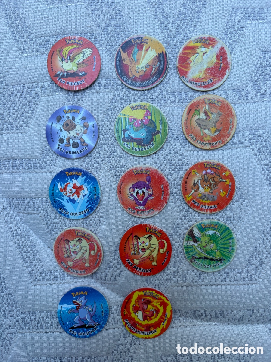 Juguetes antiguos y Juegos de colecci&oacute;n: Tazos Pokemon attack