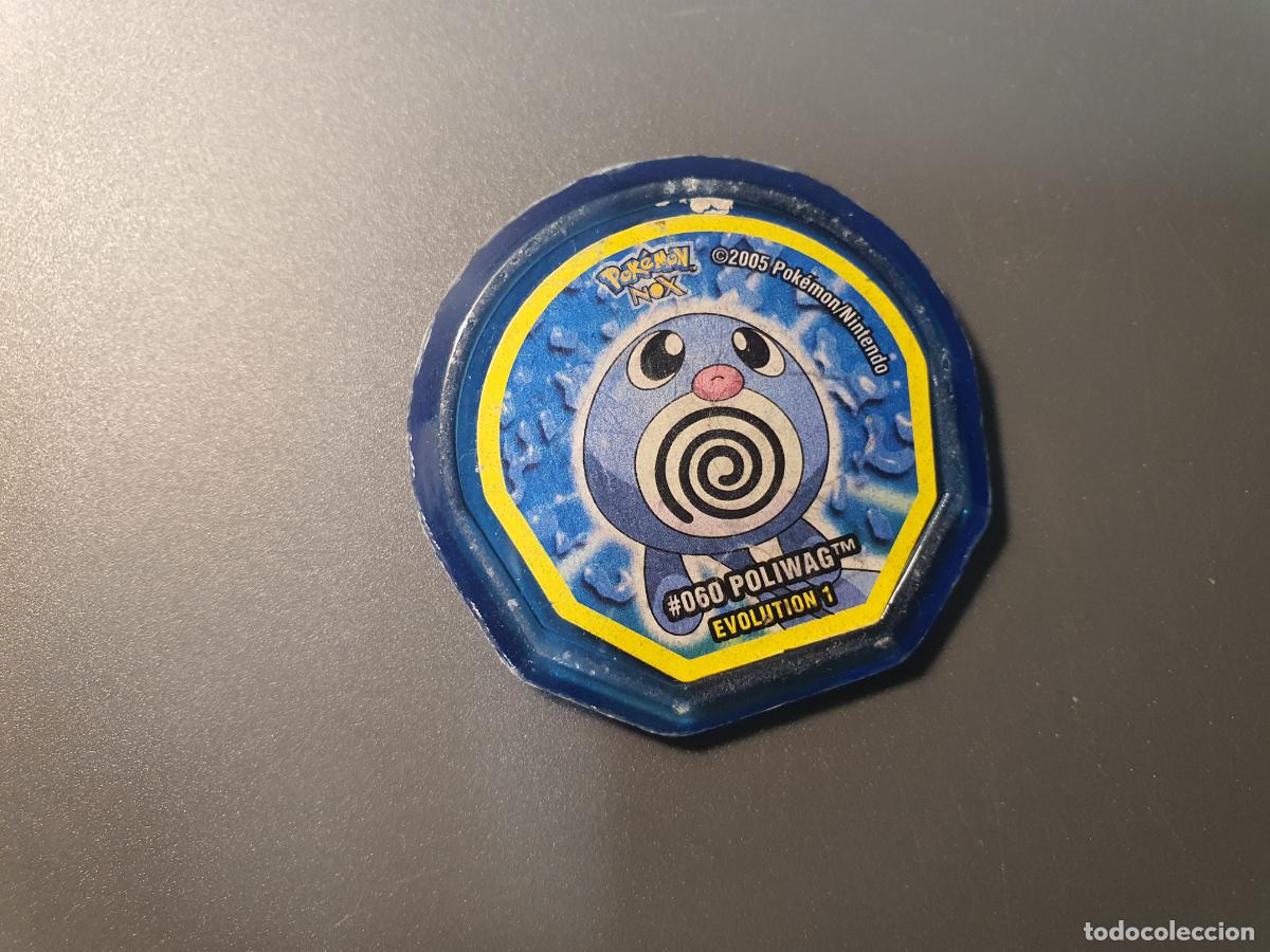 Brinquedos antigos e Jogos de cole&ccedil;&atilde;o: TAZO POKEMON -- A&Ntilde;O 2005 -- POKEMON NOX -- NINTENDO -- N&ordm; 60