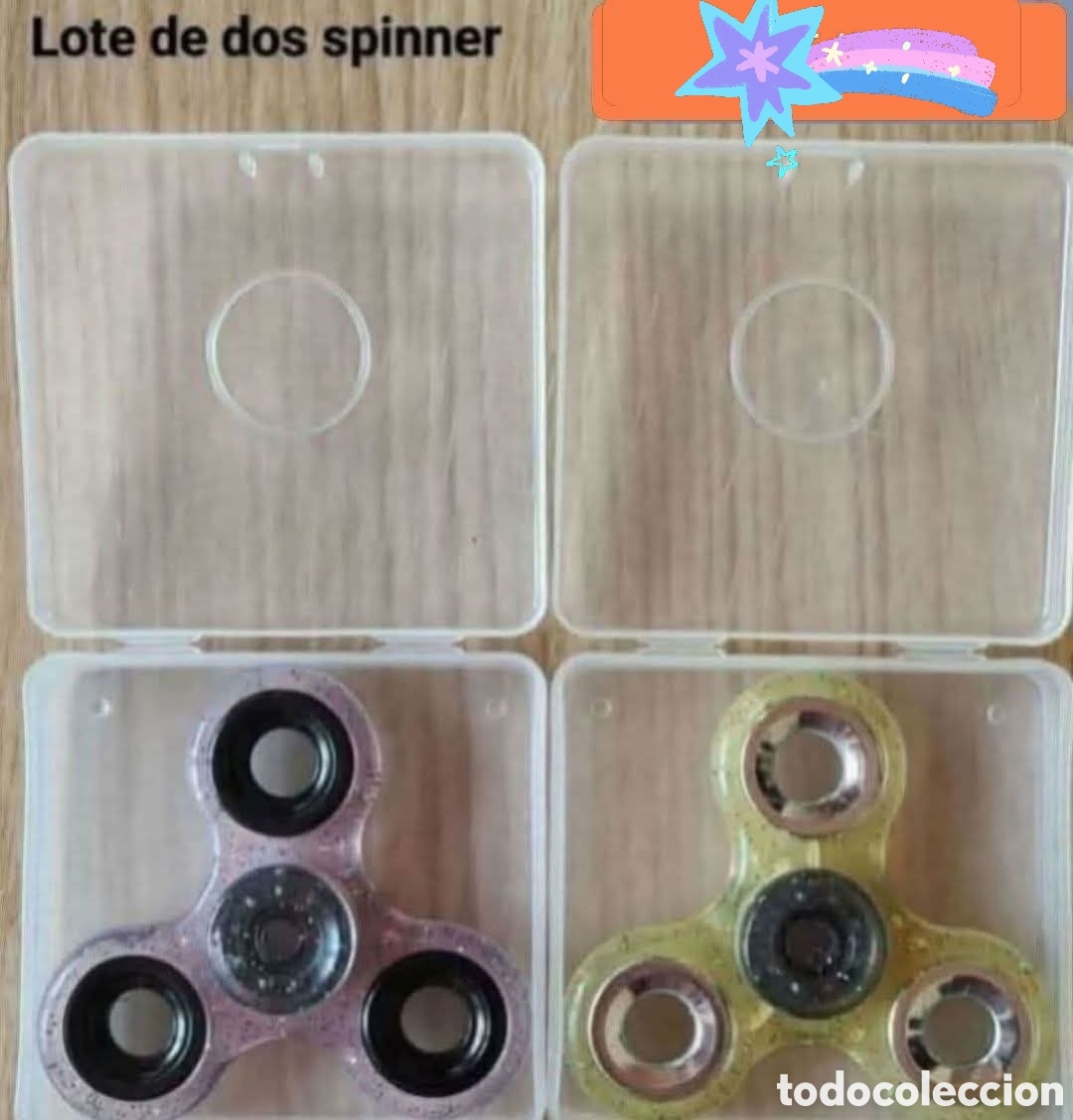Juguetes antiguos y Juegos de colecci&oacute;n: :::: A13 - LOTE DE dos SPINERS CON ESTUCHE