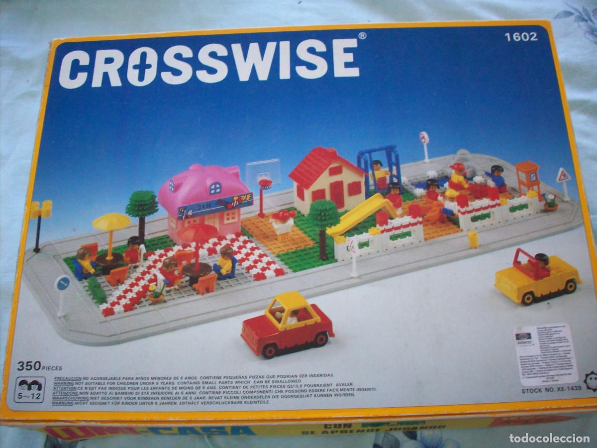 Juguetes antiguos y Juegos de colecci&oacute;n: crosswise (pueblo con parque para construir) esta completo con su caja