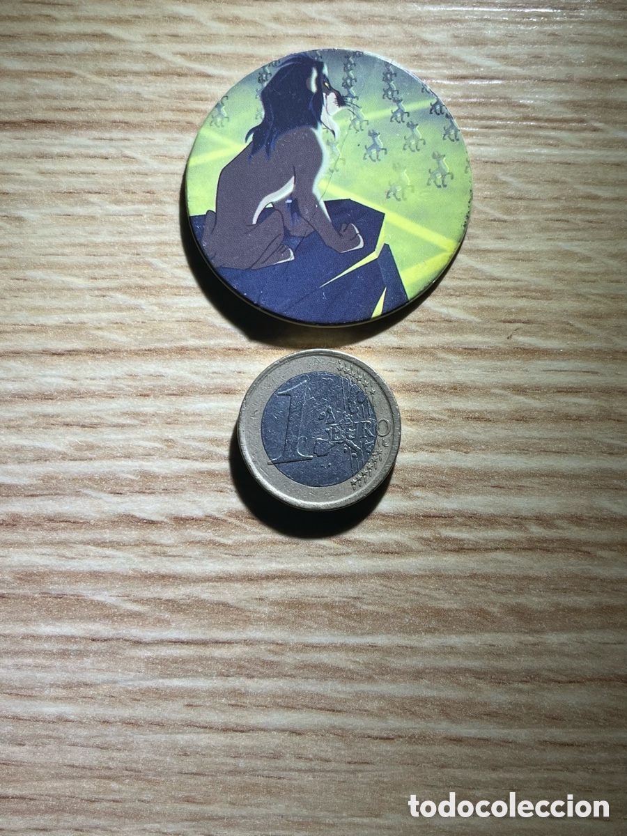 Juguetes antiguos y Juegos de colecci&oacute;n: TAZO THE LION KING N&ordm; 17 (EL REY LE&Oacute;N). Disney. Panini Caps. Cart&oacute;n