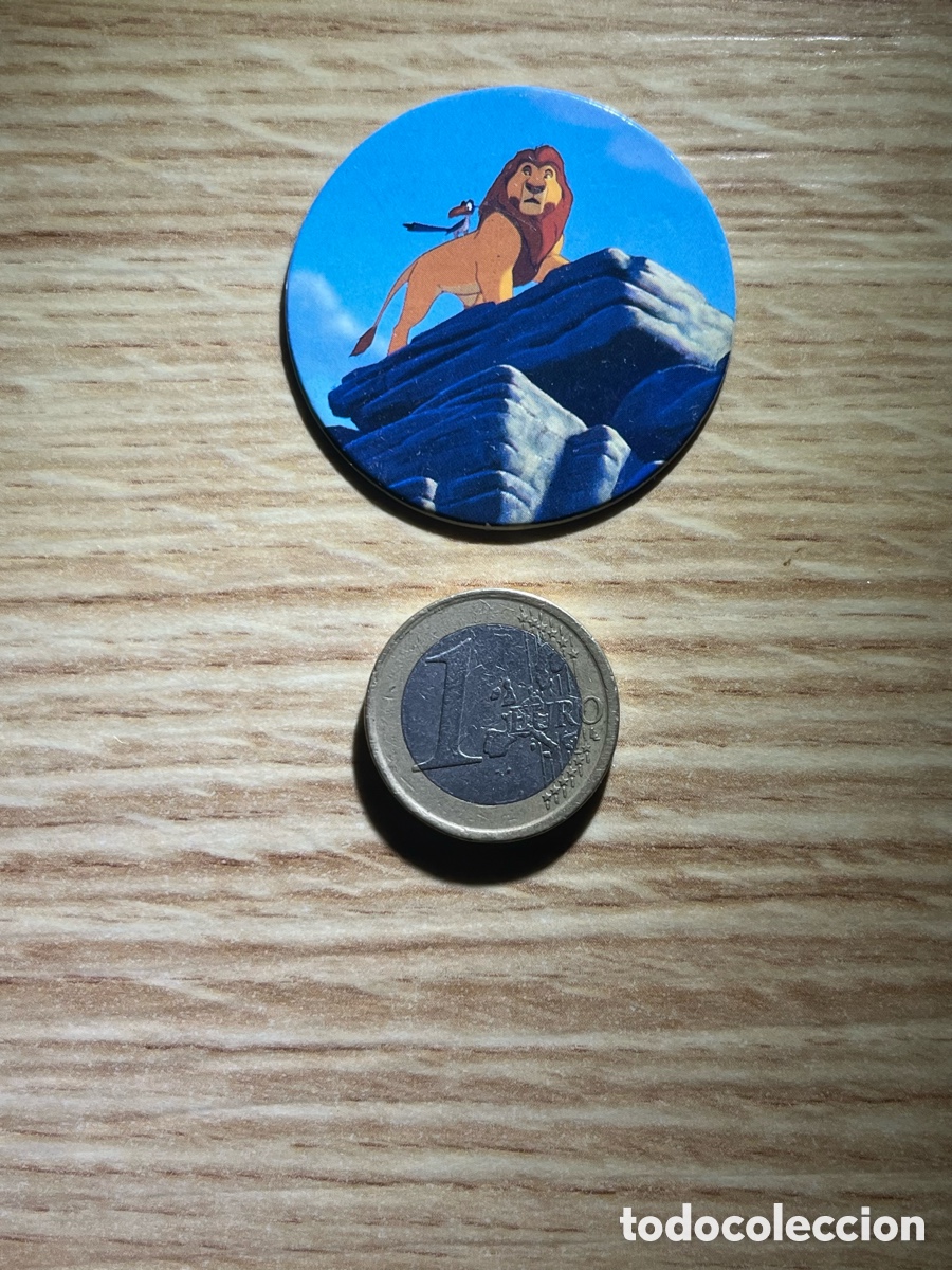 Juguetes antiguos y Juegos de colecci&oacute;n: TAZO EL REY LE&Oacute;N N&ordm; 21. Disney. Panini Caps. Cart&oacute;n
