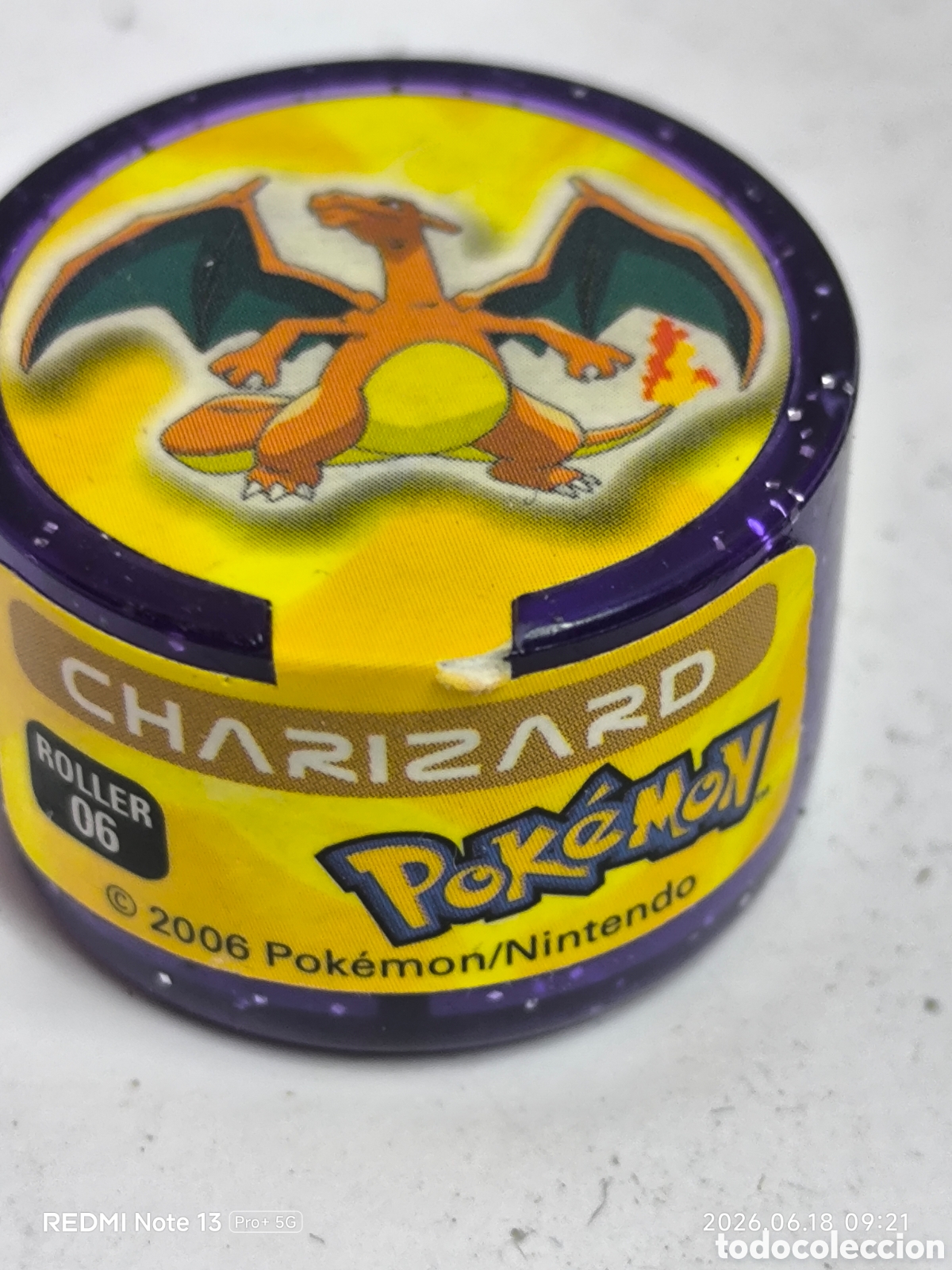 Juguetes antiguos y Juegos de colecci&oacute;n: Charizard purple roller ball 06