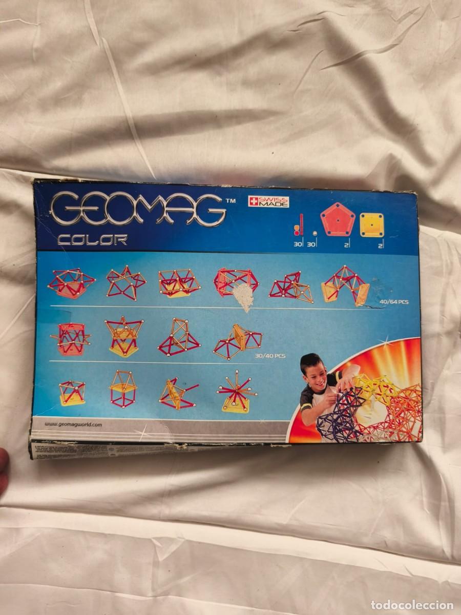 Juguetes antiguos y Juegos de colecci&oacute;n: Geomag Color. Juego de construcci&oacute;n magn&eacute;tico fabricado en Suiza