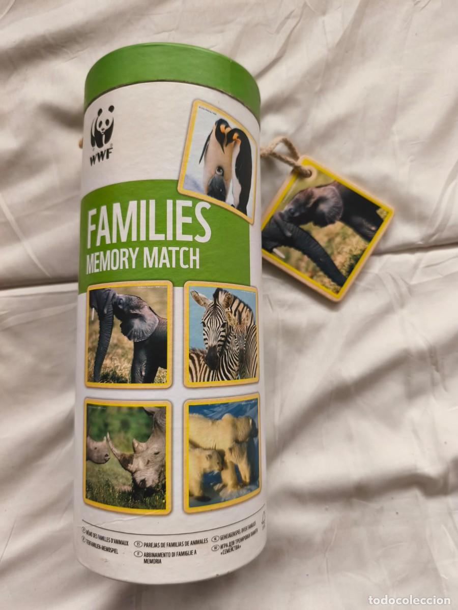 Juguetes antiguos y Juegos de colecci&oacute;n: WWF Families Memory Match.