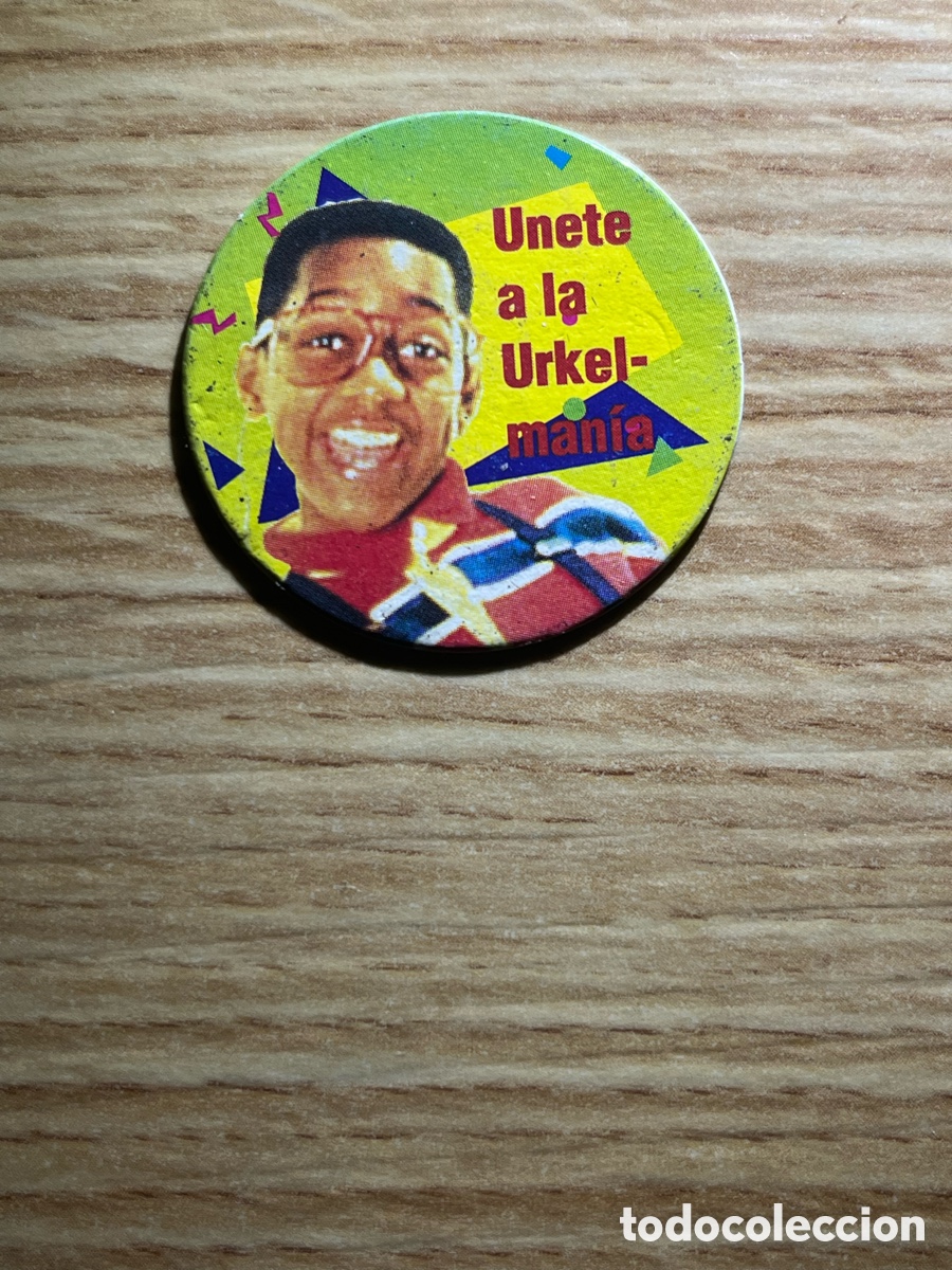 Juguetes antiguos y Juegos de colecci&oacute;n: TAZO URKELAZOS N&ordm; 5. Unete a la Urkelman&iacute;a(letras rojas).1punto. Aperitivos Tosfrit. Cart&oacute;n. A&ntilde;o1995