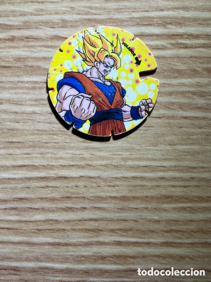 Juguetes antiguos y Juegos de colecci&oacute;n: TAZO DRAGON BALL Z N&ordm; 14. Son Gokuh. 5 puntos. Volador. Goku. Dragonball. Matutano