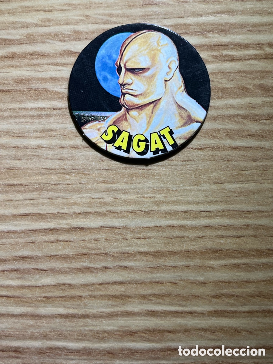 Juguetes antiguos y Juegos de colecci&oacute;n: TAZO STREET FIGHTER II 2 N&ordm; 5. Sagat. Chicle golosinas Vidal. Capcom. Cart&oacute;n