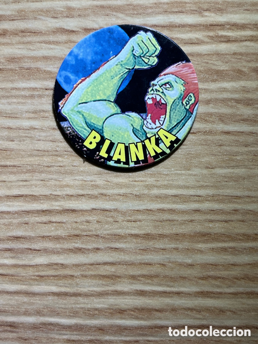 Juguetes antiguos y Juegos de colecci&oacute;n: TAZO STREET FIGHTER II 2 N&ordm; 14. Blanka. Chicle golosinas Vidal. Capcom. Cart&oacute;n