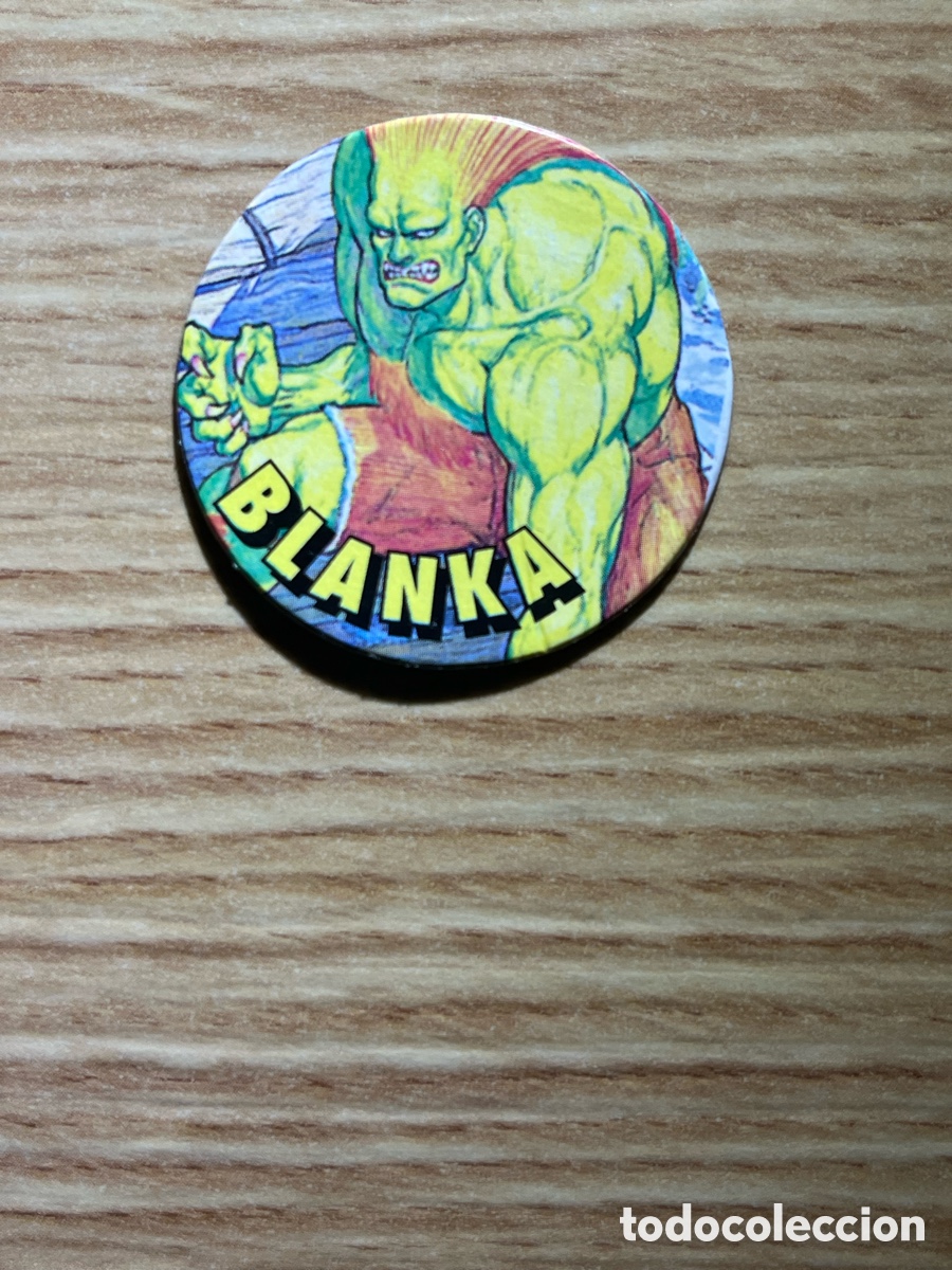 Juguetes antiguos y Juegos de colecci&oacute;n: TAZO STREET FIGHTER II 2 N&ordm; 16. Blanka. Chicle golosinas Vidal. Capcom. Cart&oacute;n