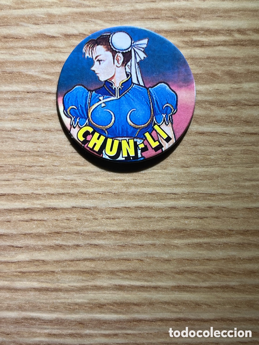 Juguetes antiguos y Juegos de colecci&oacute;n: TAZO STREET FIGHTER II 2 N&ordm; 19. Chun-Li. Chicle golosinas Vidal. Chunli. Capcom. Cart&oacute;n
