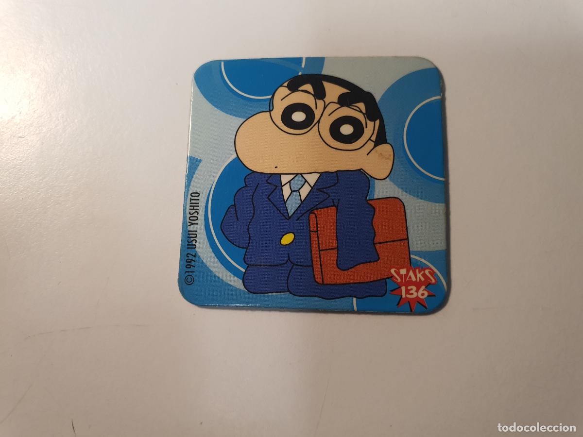 Giocattoli antichi e Giochi di collezione: TAZO STAKS CROMO SHINCHAN -- 1992 -- PANINI -- N&ordm; 136
