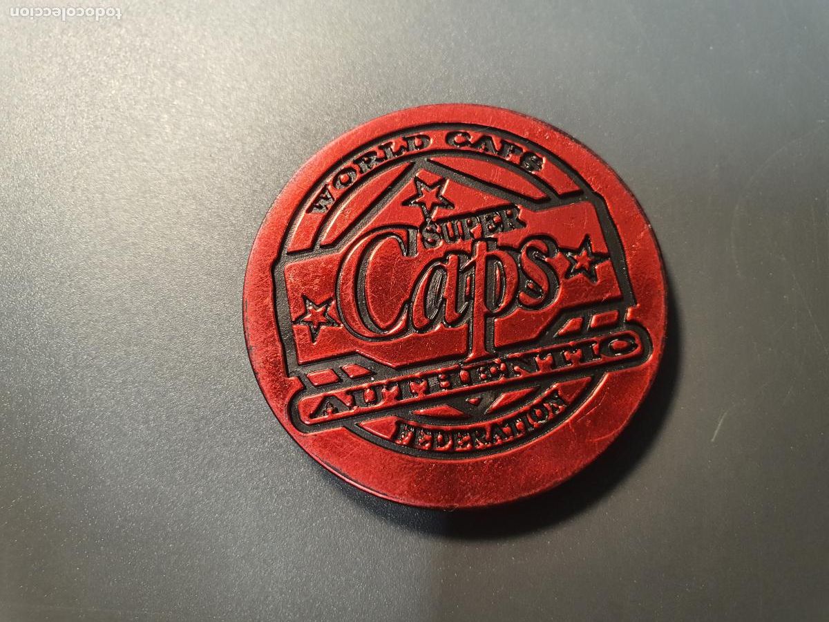 Juguetes antiguos y Juegos de colecci&oacute;n: TAZO MASTER W.C.F WORLD CAPS FEDERATION -- SUPER CAPS