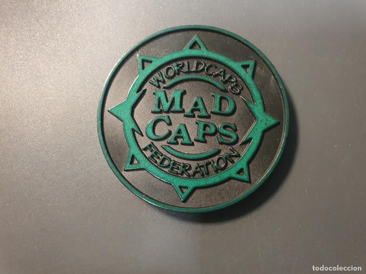 Juguetes antiguos y Juegos de colecci&oacute;n: TAZO MASTER W.C.F WORLD CAPS FEDERATION -- MAD CAPS N&ordm; 24