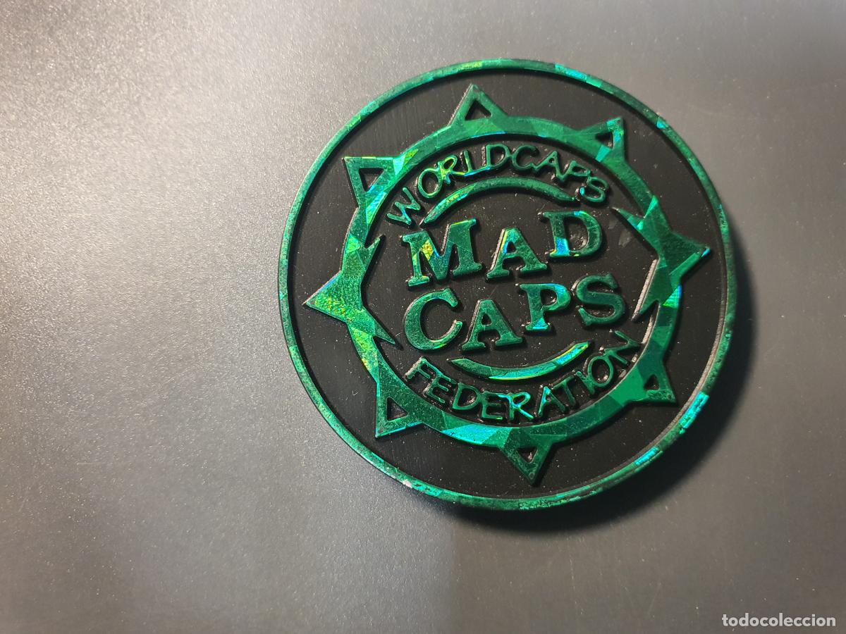 Juguetes antiguos y Juegos de colecci&oacute;n: TAZO MASTER W.C.F WORLD CAPS FEDERATION -- MAD CAPS N&ordm; 23