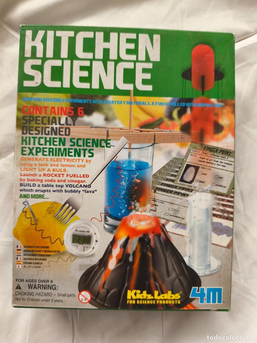 Juguetes antiguos y Juegos de colecci&oacute;n: Kit de experimentos cient&iacute;ficos de la marca 4M (Kidz Labs) llamado &rdquo;Kitchen Science&rdquo; (Ciencia en la