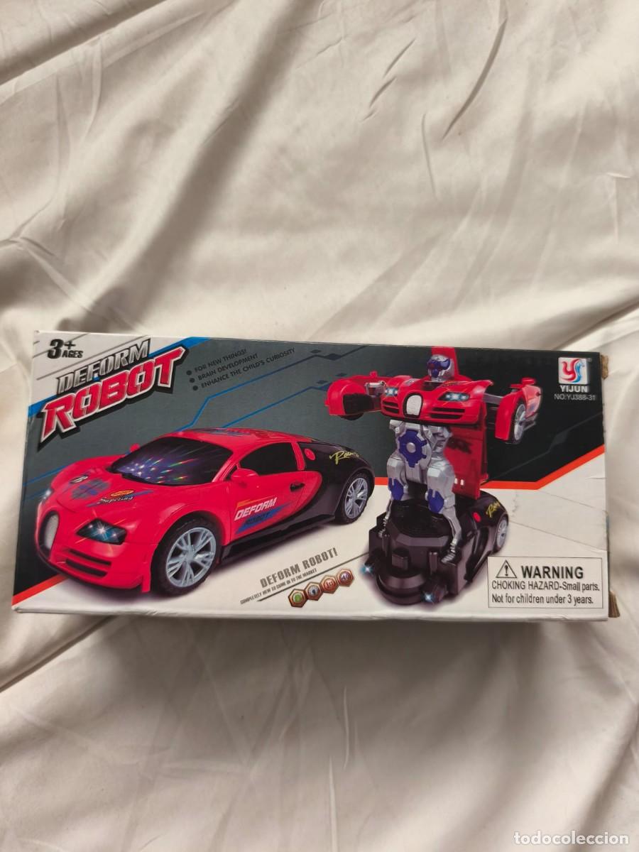 Brinquedos antigos e Jogos de cole&ccedil;&atilde;o: Deform Robot . Transformer electr&oacute;nic. Mod : YJ388-31 .Yijun Toys. Coche convertible . Caja original