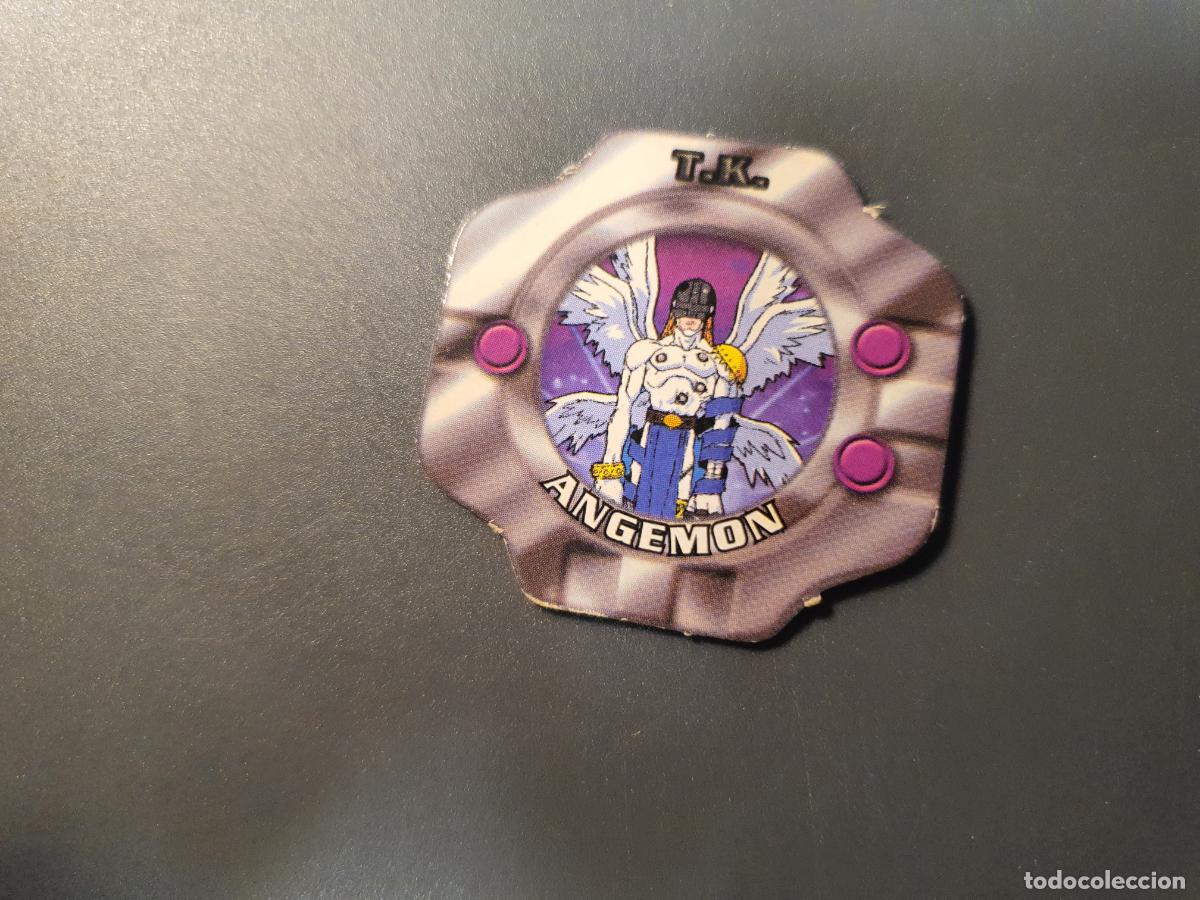 Juguetes antiguos y Juegos de colecci&oacute;n: TAZO DIGIMON 2000 - RELOJ CHICLE VIDAL - N&ordm; ANGEMON
